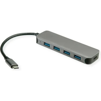 VALUE Hub Type-C - 4x USB 3.2 Gen 2, 1x PD, сив 14.99. 5038-10 (14.99.5038-10)
