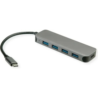 VALUE Hub Type-C - 4x USB 3.2 Gen 2, 1x PD, сив 14.99. 5038-10 (14.99.5038-10)