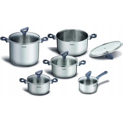 Tefal Súprava hrncov Daily Cook G712SA55 nerezová oceľ 10 ks
