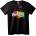 NOONEBRAND Тениска Roblox Цветен Разплиск - L, Black