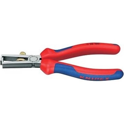 Knipex 11 02 160 - Kleště odizolovací 160mm, leštěné, BI-plastové rukojeti