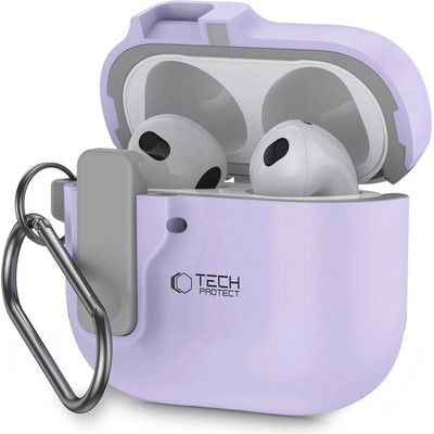Tech-Protect Тънък калъф Tech-Protect за AirPods 4 - лилав (5906302371181)