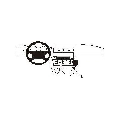 Brodit ProClip montážna konzola na palubnú dosku pre BMW 5-series M5 E39 96-03, 852806