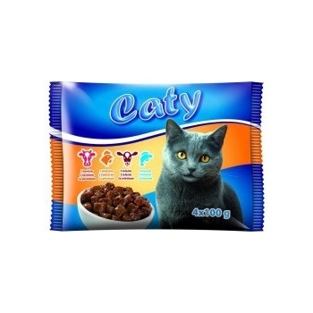 Caty pro kočky MIX 4 x 100 g