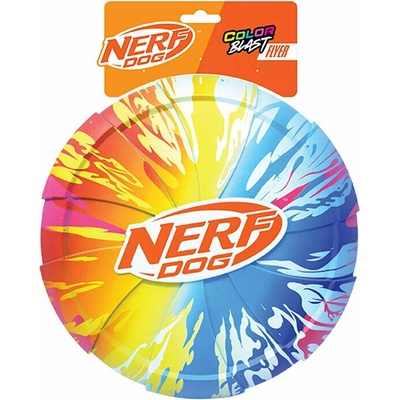 Nerf Dog disk s farebným úchopom 24 cm