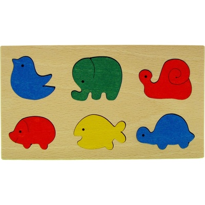 Makovský vkládací puzzle zvířátka