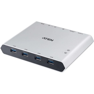 ATEN KVM превключвател USB-C, USB 3.2, Thunderbolt 4, DisplayPort, DP, 8K, 2 порта US3311-AT-G (US3311-AT-G)