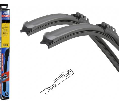 Compass Flat Set BONE 550+550 mm 10760