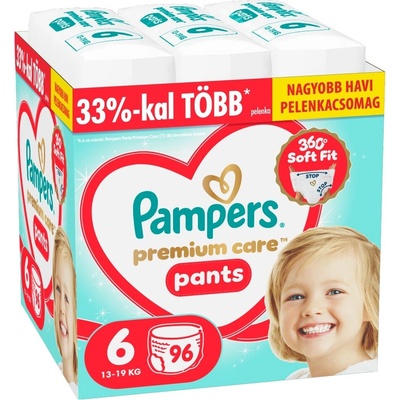 Pampers Premium Care Гащички-пелени 13-19kg Junior 6 (96 бр. ) (80894761)