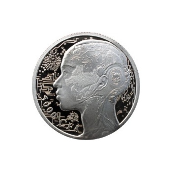 Pressburg Mint strieborná minca AI Coin 2023 1 Oz