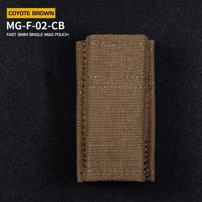 Wosport Fast type Double Molle na 9mm pistolové zásobníky coyote
