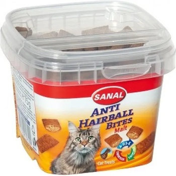 Sanal Bites SANAL Cat Malt Anti-Hairball - малцови хапки, 75 гр, Холандия SC1571