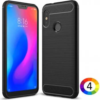 Image 1 of Xiaomi Mi A2 Lite Удароустойчив Carbon Fiber Калъф и Протектор