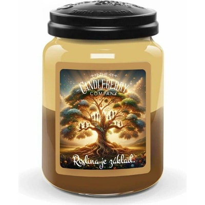 Candleberry Candle Česká etiketa Rodina je základ 624 g