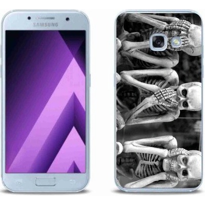 Pouzdro mmCase Gelové Samsung Galaxy A3 2017 - kostlivci