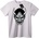 NOONEBRAND Тениска рогата демонска маска - XS, White