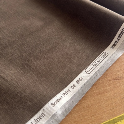 Khaki bavlněné plátno made in Japan