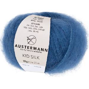 Austermann Kid Silk 98233-37 Dove Blue Плетива прежда (98233-37)