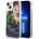 GUESS Кейс Guess GUHCP14MLFLSB за iPhone 14 Plus 6.7", син / син, твърд, Flower Liquid Glitter (GUE002207-0)