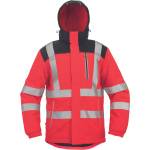 CERVA Cerva knoxfield hvps wint / Изолирано зимно hi-vis яке с подвижна качулка - червено xxl (0301055720005)
