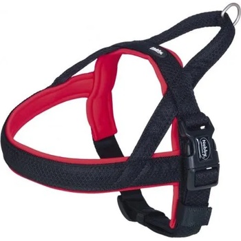 Image 1 of Nobby Нагръдник NORWEGIAN Mesh Preno NOBBY, найлон, мрежа и неопренова подплата, ширина 40-45 мм, обиколка - 75-98 + 62 см - червен, Германия 80555-01