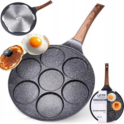 Vilde Pánev na vejce a lívance Black&Wood 26 cm granitová