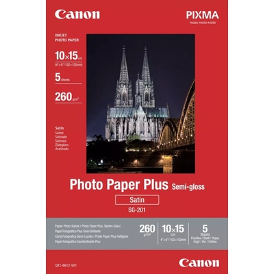 Canon Хартия Canon SG-201 10x15cm, 5 sheets (1686B072AA)