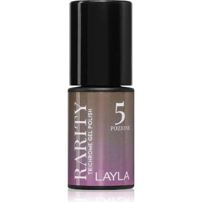 Layla Cosmetics Rarity gelový lak na nehty s použitím UV/LED lampy odstín n.5 5 ml