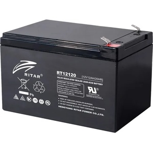 Ritar Акумулаторна батерия Ritar Power RT12120, 12V, 12Ah, AGM, T2 конектори (RT12120)