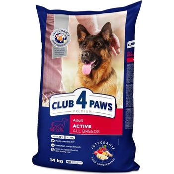 CLUB 4 PAWS Dog All Breed Adult Active 14kg