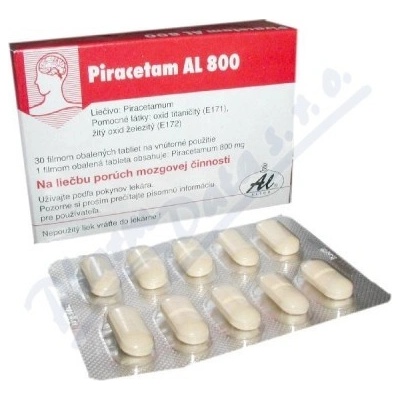 Piracetam AL 800 tbl.flm.30 x 800 mg