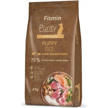 Fitmin Purity Puppy Ориз Агнешка & Сьомга 12 кг