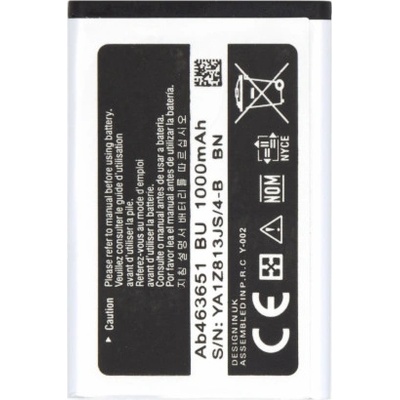 Samsung baterie AB463651BE Li-Ion 1000mAh (OEM) – Sleviste.cz