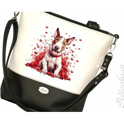 Peštovka taška TALLBAG bulík se srdíčky