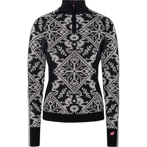 Kari Traa Дамско мериносово термобельо Kari Traa Women's Saga Half Zip Merino base layer - Black (105-6581-0113)