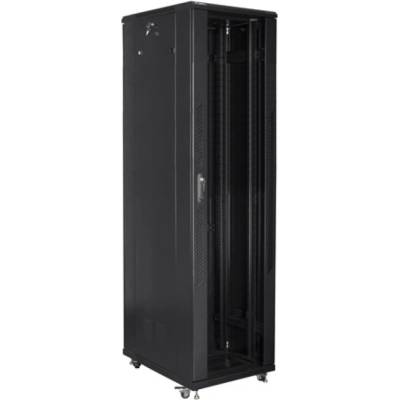 Lanberg rack cabinet 19" free-standing 37U / 800x800 self-assembly flat pack, black (FF01-8837-12B)