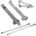 Dell Монтажни шини Dell ReadyRails, статични шини за 1U сървъри 2/4-post рака - 770-BBIC (770-BBIC)