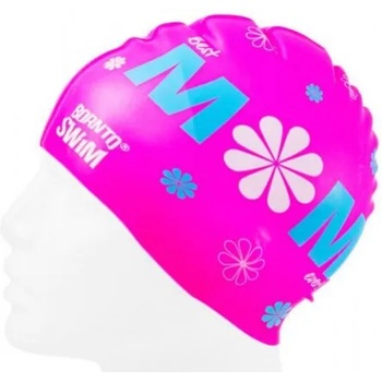 Image 1 of BornToSwim плувна шапка borntoswim mom swimming cap розов