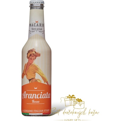 Macario Retro Drink červený pomaranč 275 ml