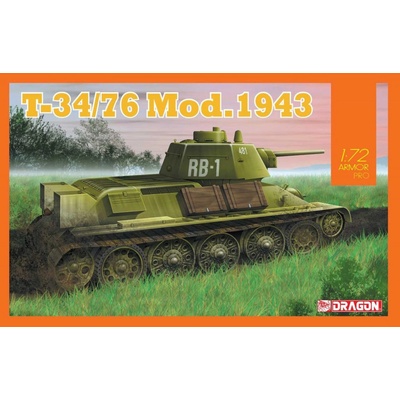 Dragon Model Kit t ank 7596 T 34 76 Mod.1943 1:72