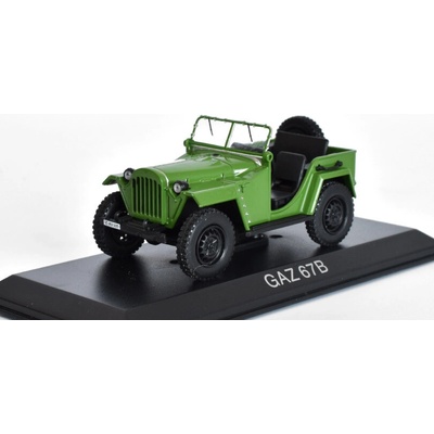 DeAgostini GAZ 67BLegendás Autóii časopis s modelem 1:43