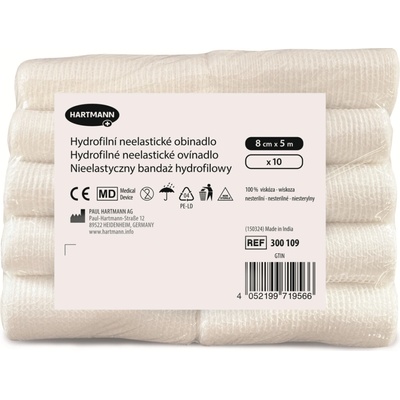 Hartmann Hydrofilní neelastické obinadlo 8 cm x 5 m 10 ks