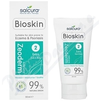 Salcura Bioskin 2 Extra Zeoderm krém na tělo i obličej pro suchou a citlivou pleť 50 ml