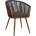 Bogdan Furniture Стол със сиви въжета Memo. bg модел Bambu La