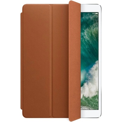 Apple Оригинален Калъф за iPad Pro 12.9" 2017-2015, Apple Leather Smart Cover Case MPV12ZM/A, Кафяв (MPV12ZM/A)