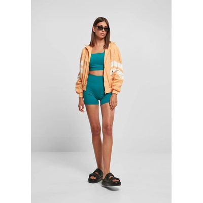 Urban Classics Дамско яке с качулка в светлооранжев цвят Urban Classics Ladies JacketUB-TB2664-04436 - Светлооранжев, размер 3XL