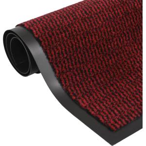 vidaXL Изтривалка, тъфтинг, 60x150 см, червена (326954)