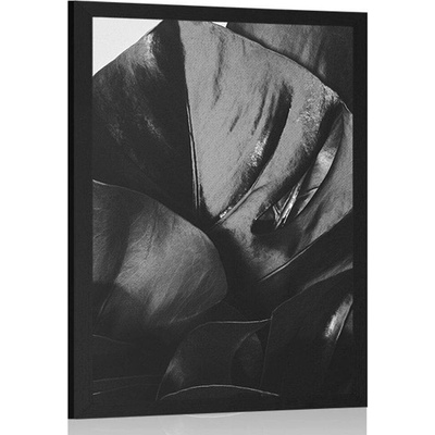 Plakát dopis monstery v černobílém provedení - 60x90 black