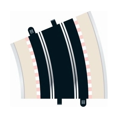 Scalextric Radius 4 oblúk 22.5° x 2