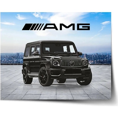 Sablio Plagát AMG auto - 90x60 cm